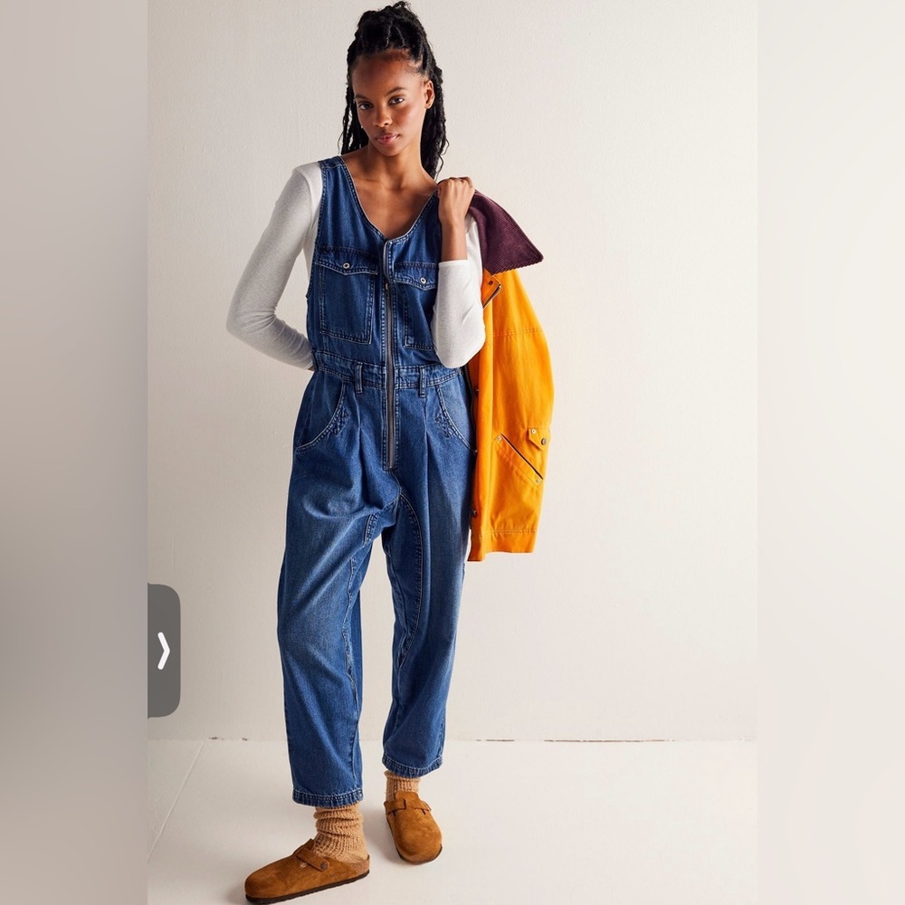 NWT We The Free Cloud Nine Jumpsuit In Inky Indigo